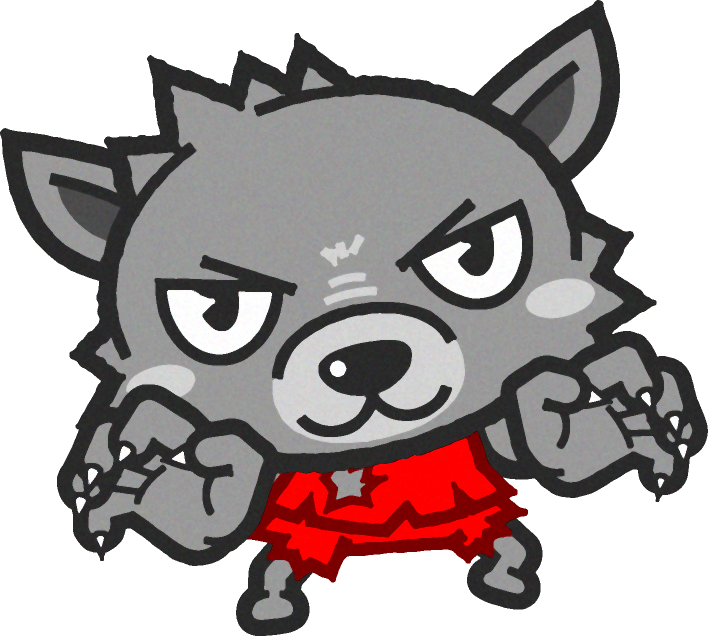 狼男のイラスト