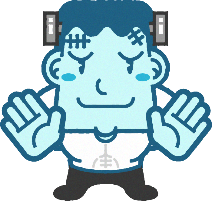 人造人間のイラスト