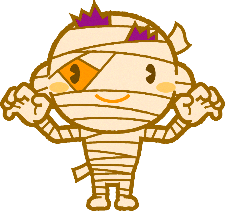 ミイラ男のイラスト