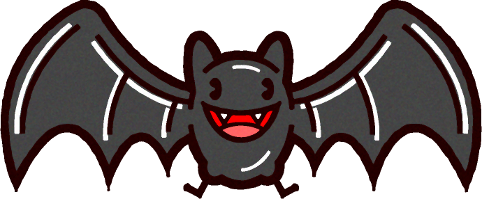 吸血コウモリのイラスト