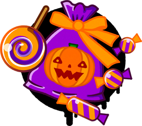 飴の詰め合わせイラスト/パンプキン