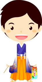 七五三詣のイラスト/男の子