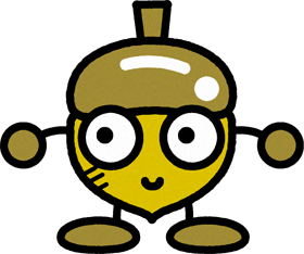 かわいいどんぐりのイラスト3