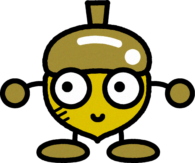 かわいいどんぐりのイラスト3