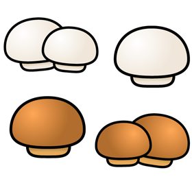 マッシュルームのイラスト