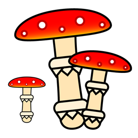 タマゴダケのイラスト