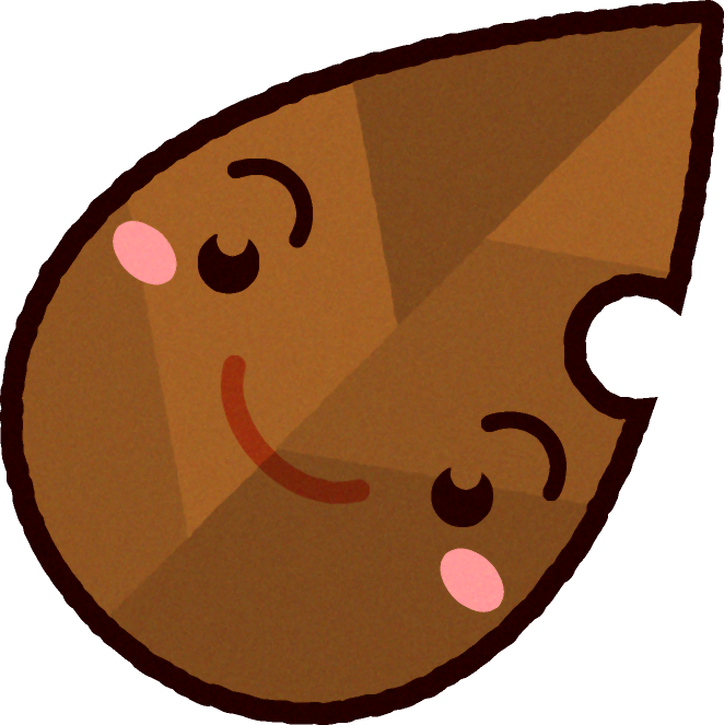 かわいい枯れ葉のイラスト