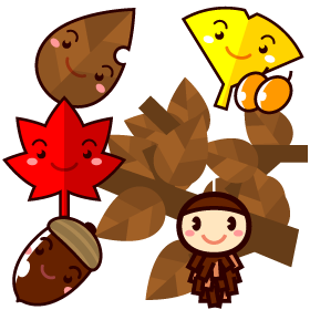 落ち葉のイラスト