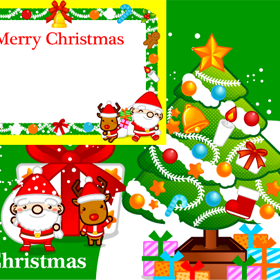 クリスマスカード/ハガキサイズ