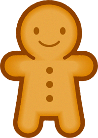 ジンジャークッキーのイラスト