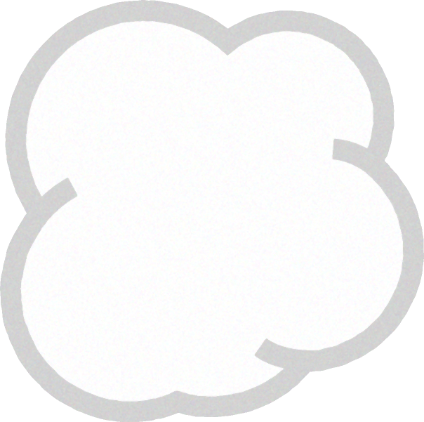 ベルとクリスマスリーフのイラスト