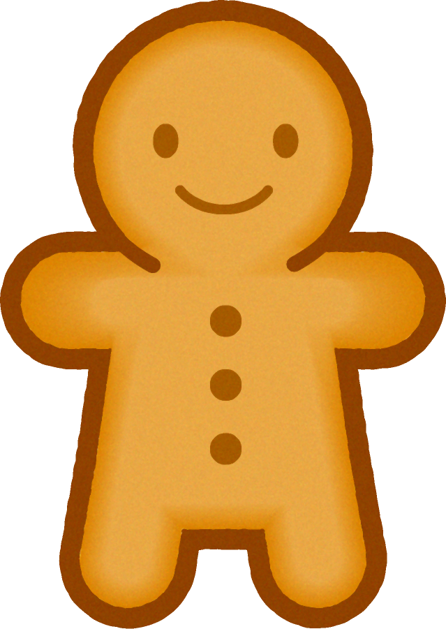 ベルとクリスマスリーフのイラスト