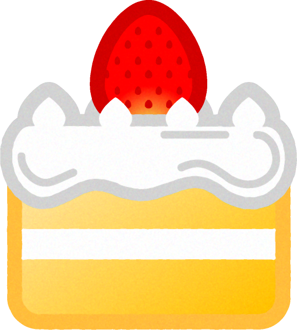 ベルとクリスマスリーフのイラスト