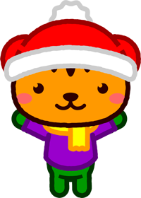 リスのイラスト/冬服