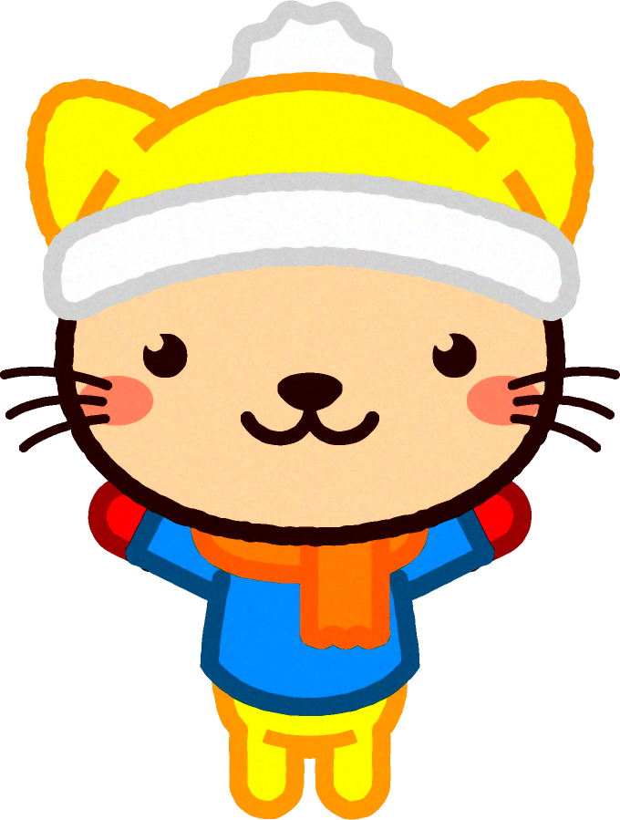 トラネコのイラスト/冬服