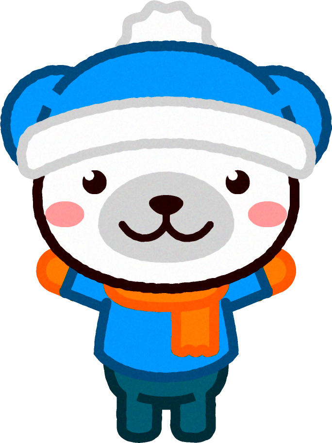 シロクマのイラスト/冬服