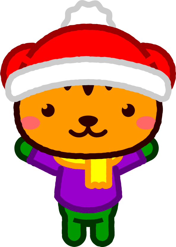 リスのイラスト/冬服