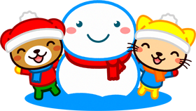 サルのイラスト/冬服