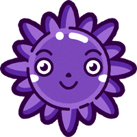 インフルエンザウィルスのイラスト/普通