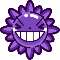 インフルエンザウィルスのイラスト/テンションUP