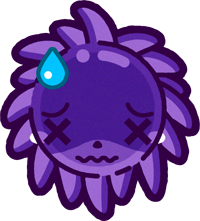 インフルエンザウィルスのイラスト/弱体化