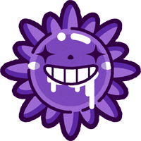 インフルエンザウィルスのイラスト/涎ダラッ