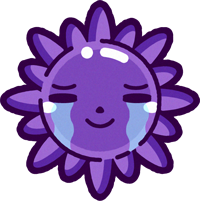 インフルエンザウィルスのイラスト/感涙