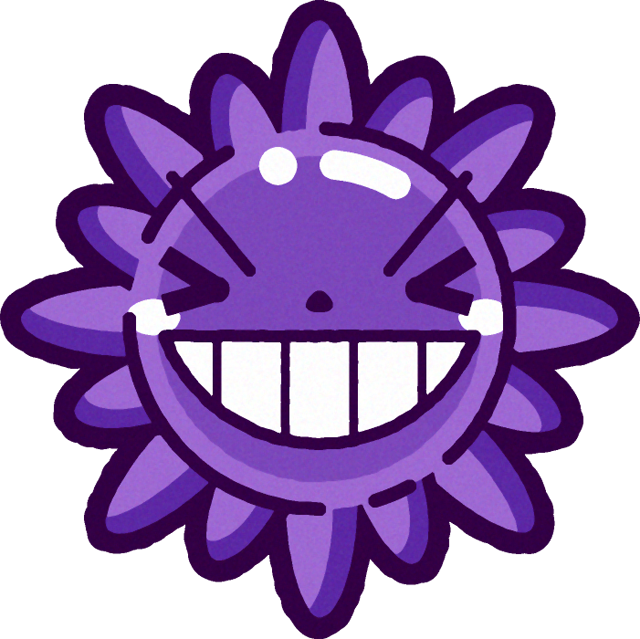 インフルエンザウィルスのイラスト/テンションUP