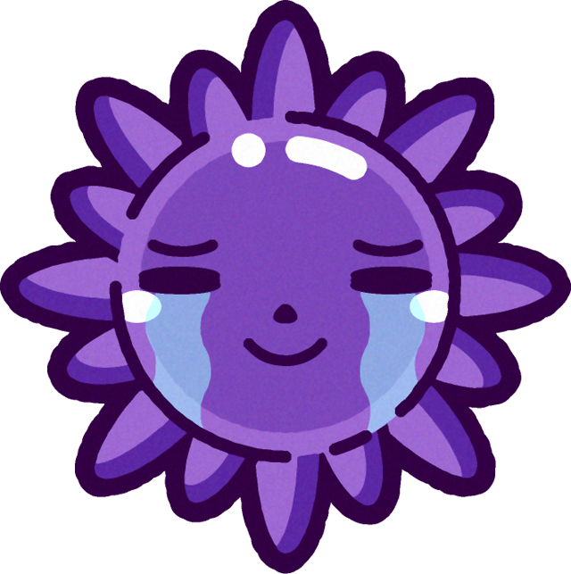 インフルエンザウィルスのイラスト/感涙