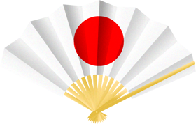 扇イラスト/日の丸