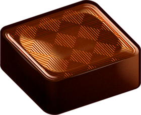 チョコレートのイラスト/長方形