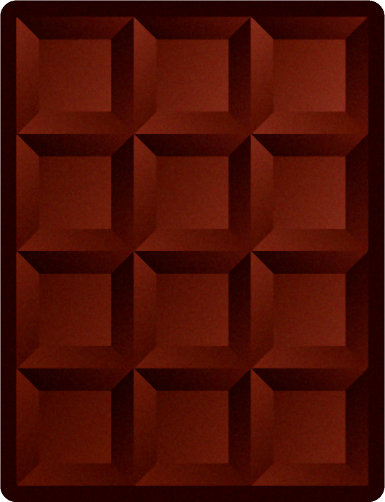 板チョコのイラスト