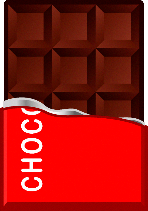 板チョコのイラスト2