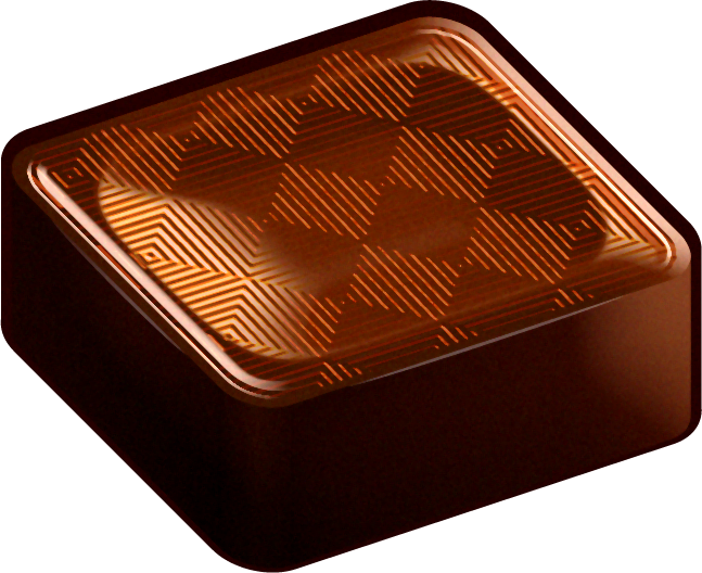 チョコレートのイラスト/長方形