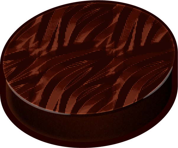 チョコレートのイラスト/円柱