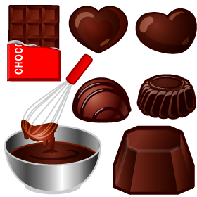 チョコレートのイラスト