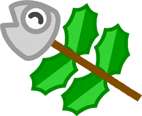 かわいい柊イワシのイラスト