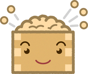 かわいい節分豆イラスト