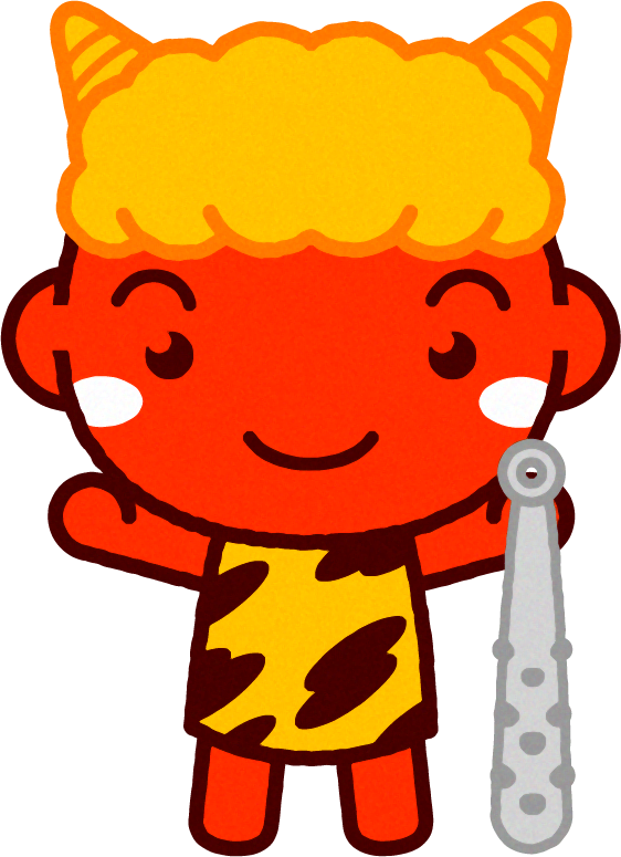 かわいいオニのイラスト