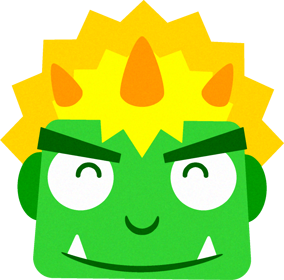 笑った顔の鬼イラスト