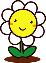 かわいい花のイラスト