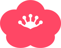 梅の花イラスト/抜き・シンボル