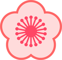 梅の花イラスト/シンプル