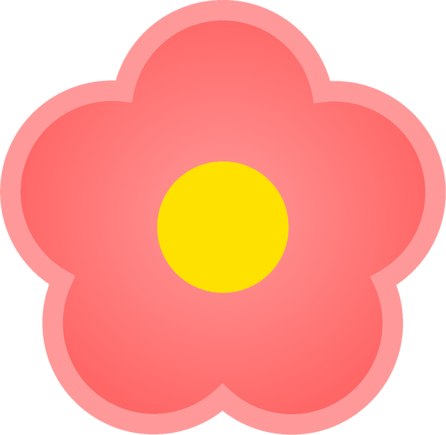 梅の花イラスト/単純