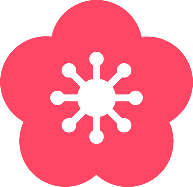 梅の花イラスト/抜き