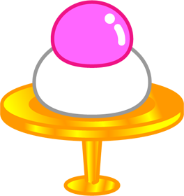 飾り餅イラスト/台座