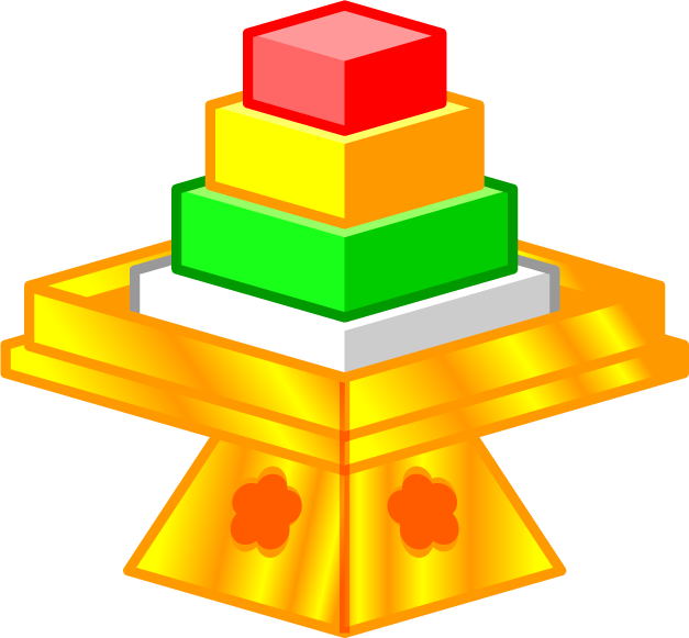 菱餅イラスト/台座