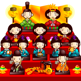 雛祭りイラスト