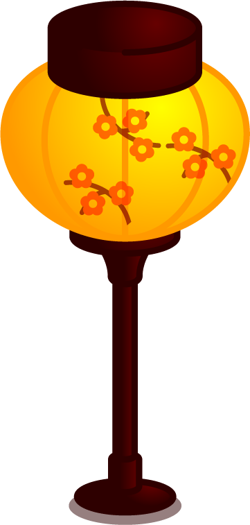 ぼんぼりイラスト