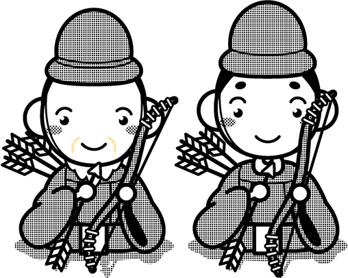 隋身イラスト/モノクロ